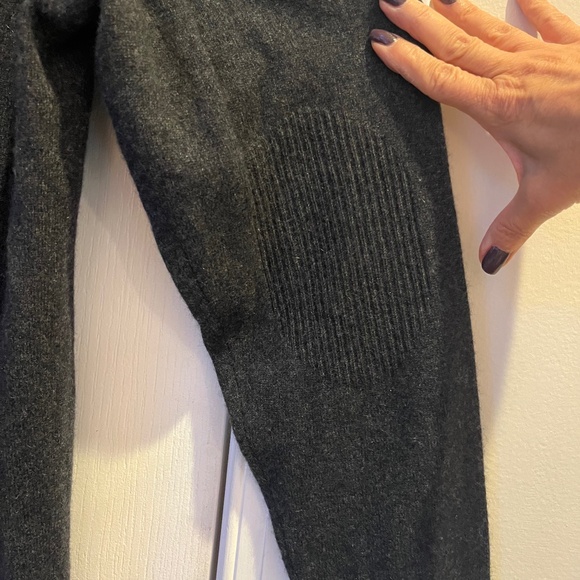 Mens' Black Brown 1826 100% Cashmere 1/4 Zip Buttoned Pullover Sweater XL - Picture 5 of 5